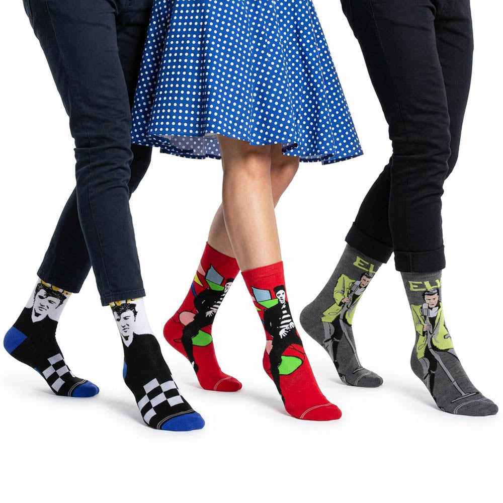 
                  
                    ELVIS PRESLEY エルヴィスプレスリー (EPiC 映画 公開 記念 ) - GUITAR TIN SOCK BOX / 3足セット / ソックス / メンズ
                  
                