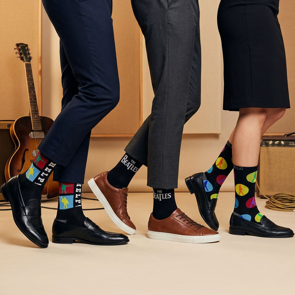 
                  
                    THE BEATLES ビートルズ (来日 60周年 ) - GUITAR TIN SOCK BOX / 3足セット / ソックス / メンズ
                  
                