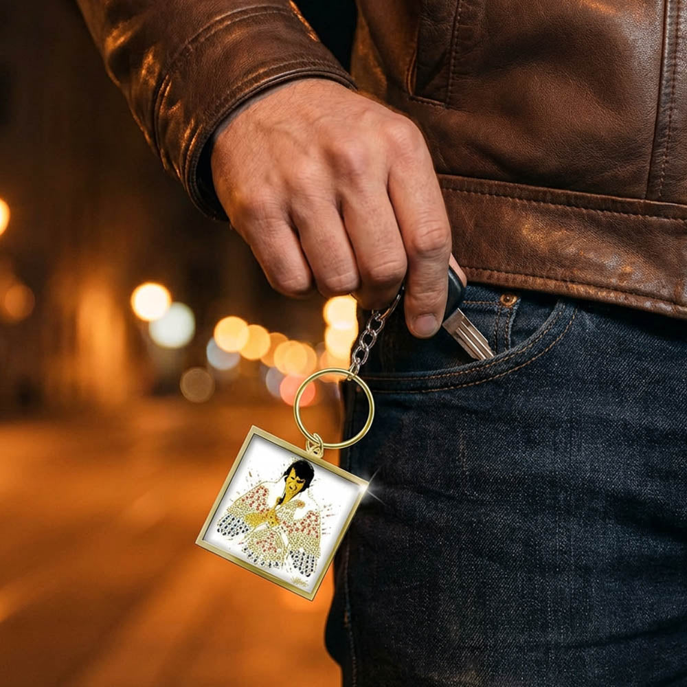 
                  
                    ELVIS PRESLEY エルヴィスプレスリー (EPiC 映画 公開 記念 ) - American Eagle / フォトプリント / キーホルダー
                  
                