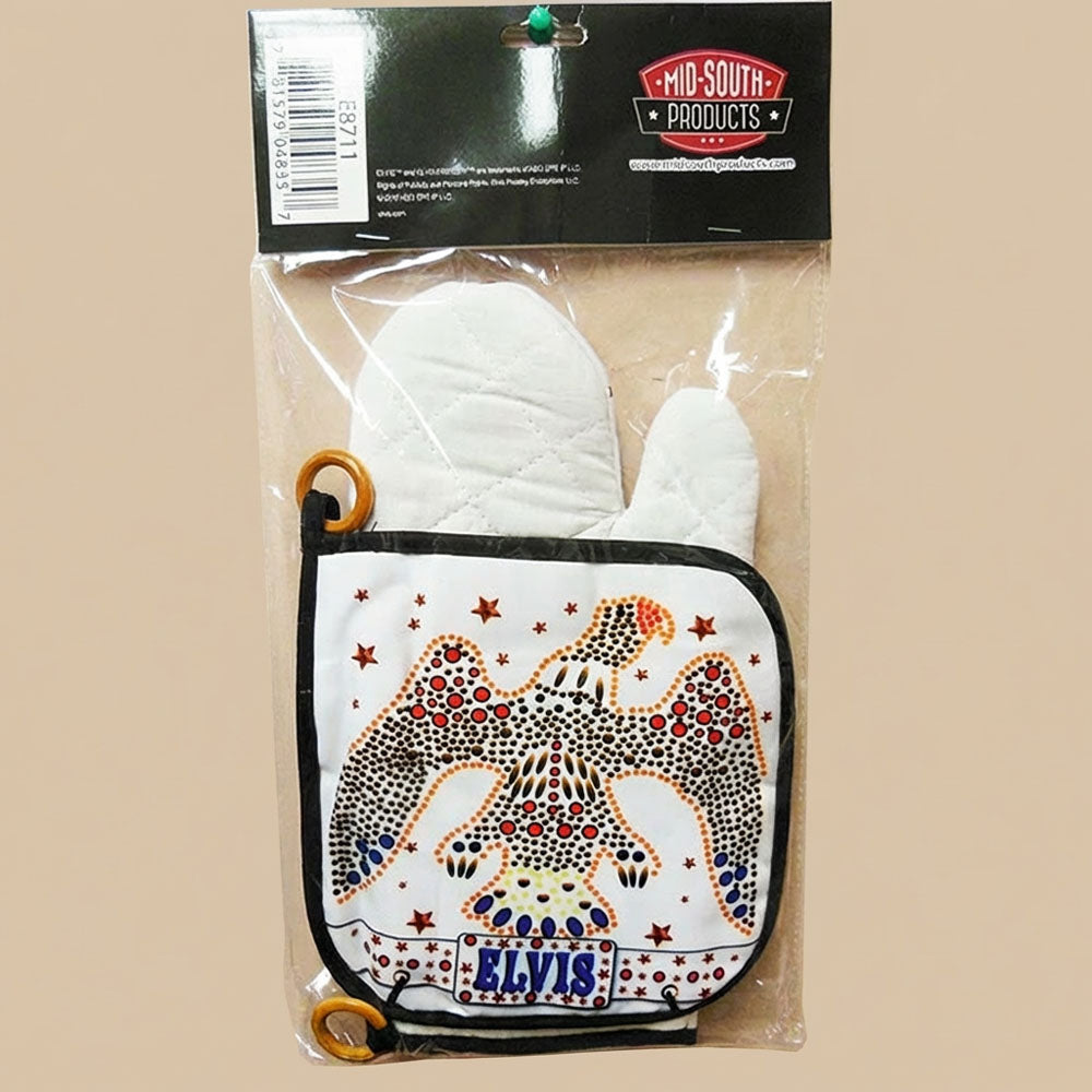 
                  
                    ELVIS PRESLEY エルヴィスプレスリー (EPiC 映画 公開 記念 ) - White Jumpsuit / Pot Holder / Oven Mitt / セット / キッチン用品
                  
                