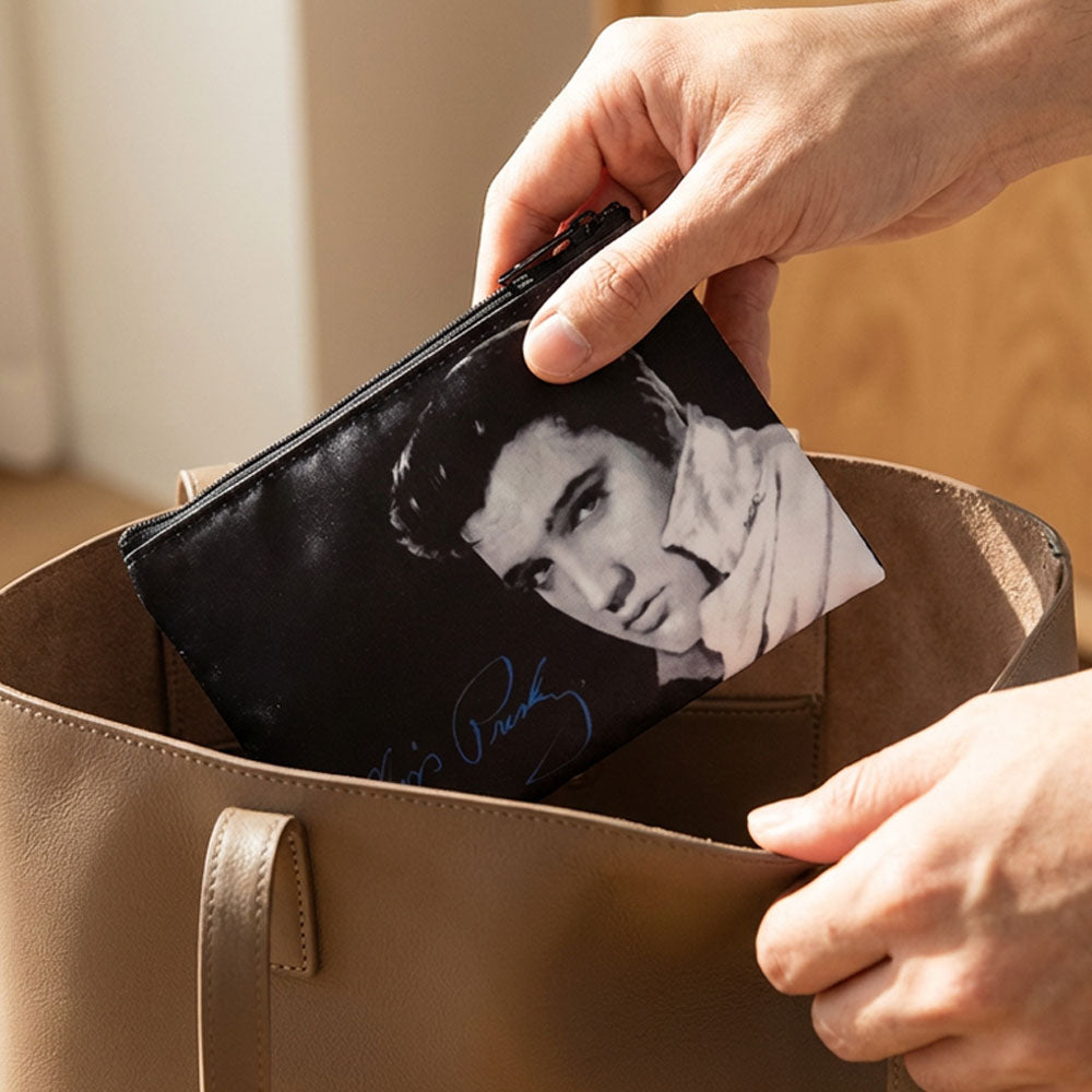 
                  
                    ELVIS PRESLEY エルヴィスプレスリー (EPiC 映画 公開 記念 ) - Black & White Photo / Makeup Pouch / ポーチ
                  
                