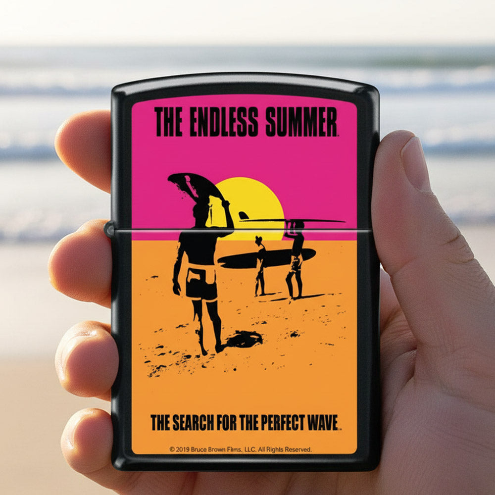 
                  
                    【予約商品】 THE ENDLESS SUMMER エンドレスサマー (60周年 ) - Black Matte Zippo Lighter / ライター
                  
                