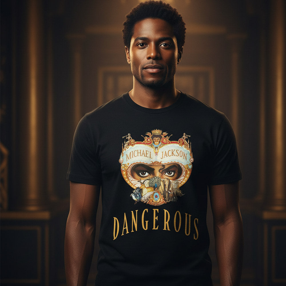 
                  
                    MICHAEL JACKSON マイケルジャクソン - Dangerous World Tour / バックプリントあり / Tシャツ / メンズ
                  
                