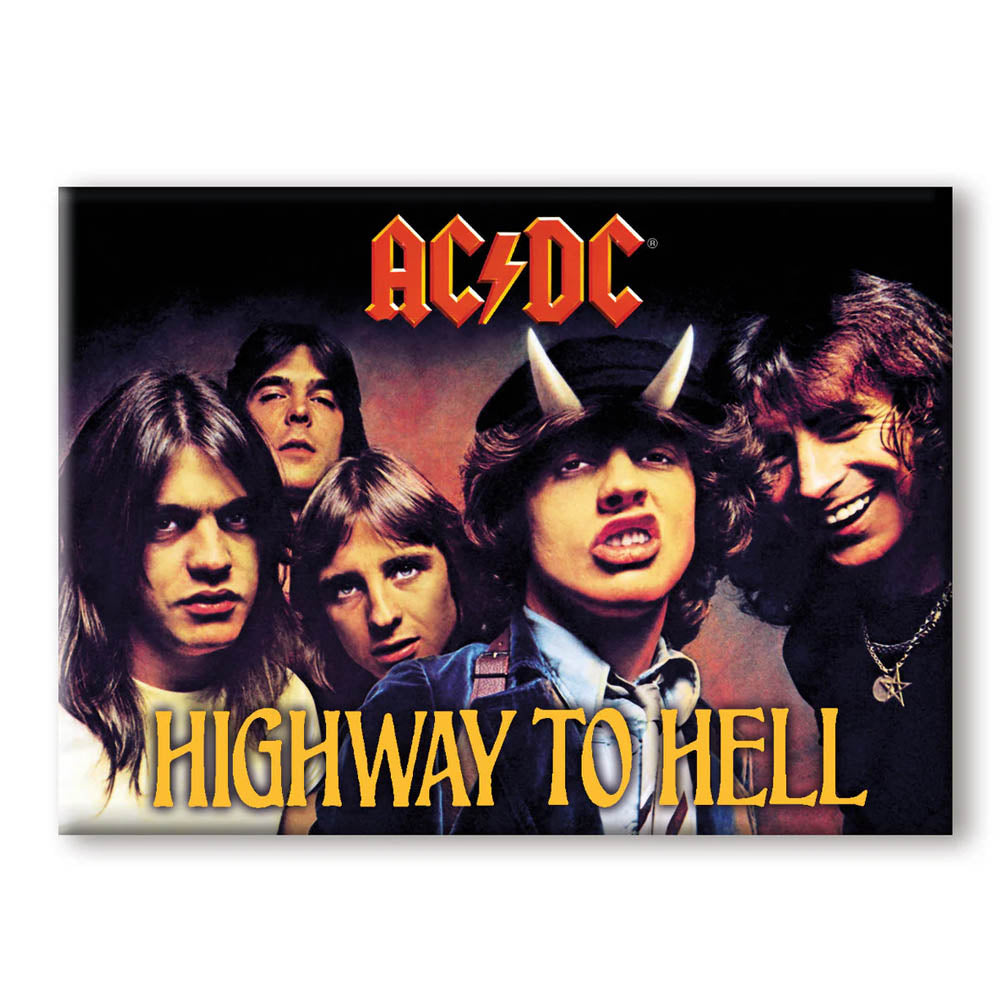 AC/DC - (来日 45周年 ) - Highway to Hell Album  / Flat Magnet
