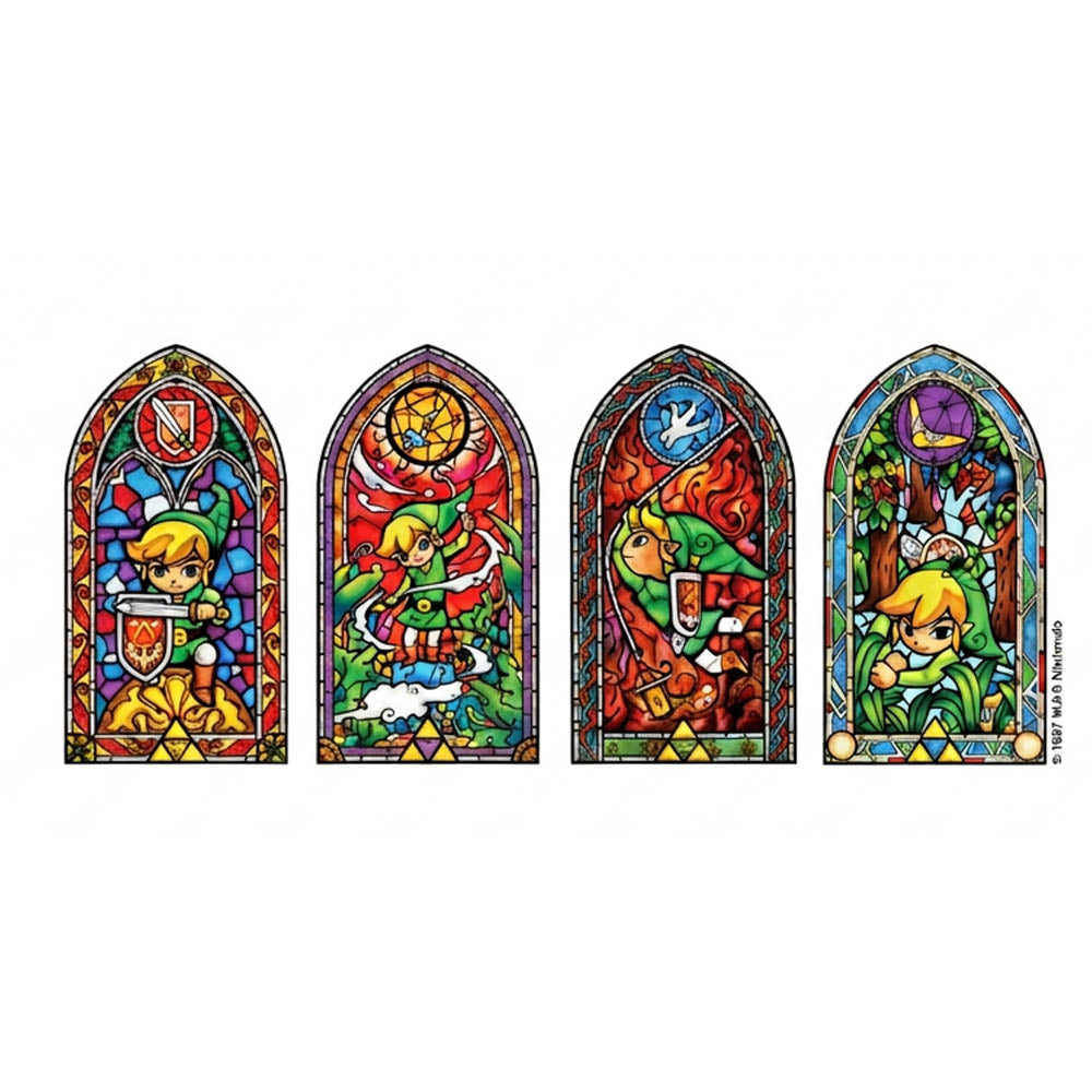 THE LEGEND OF ZELDA ゼルダの伝説 (40周年 ) - STAINED GLASS / マグカップ