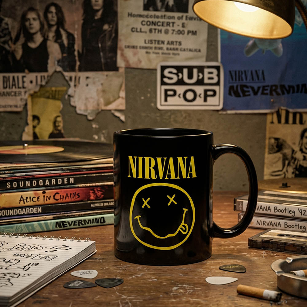 
                  
                    NIRVANA ニルヴァーナ (Nevermind 35周年 ) - SMILEY / マグカップ
                  
                