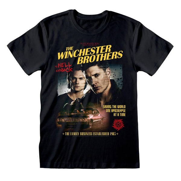 レア 古着 SUPERNATURAL Tシャツ / Lサイズ SUPERNATURAL スーパーナチュラル (放送 20周年 ) - WINCHESTER BROS