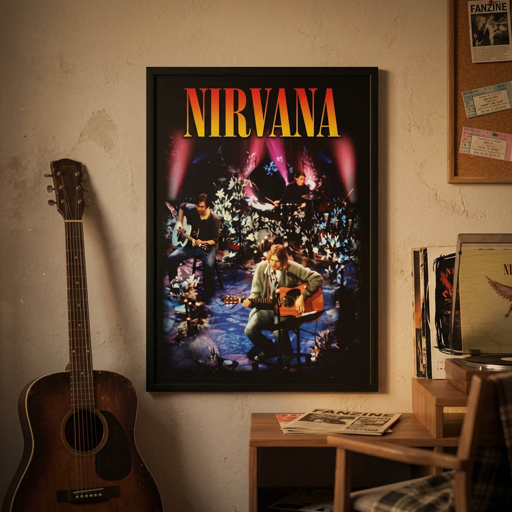 
                  
                    NIRVANA ニルヴァーナ (Nevermind 35周年 ) - UNPLUGGED / インテリア額
                  
                