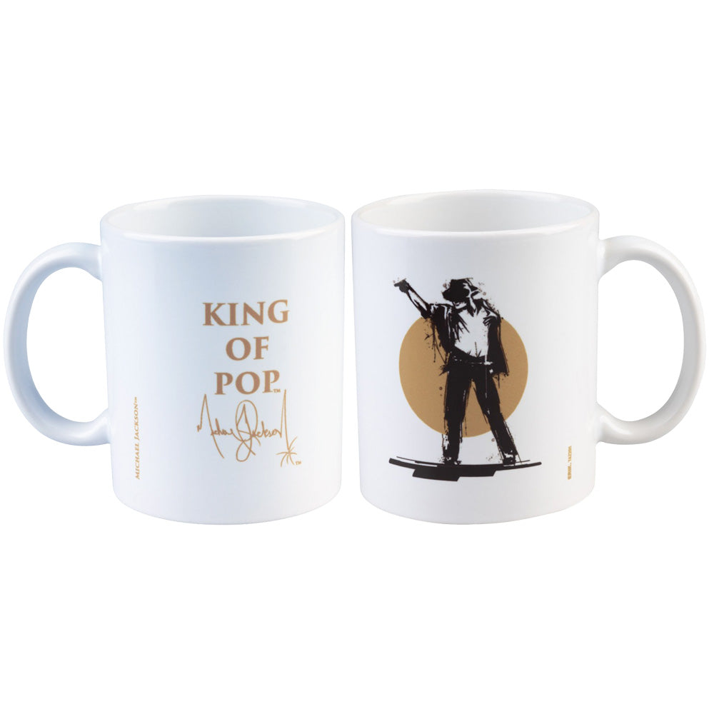 MICHAEL JACKSON - KING OF POP WHITE MUG