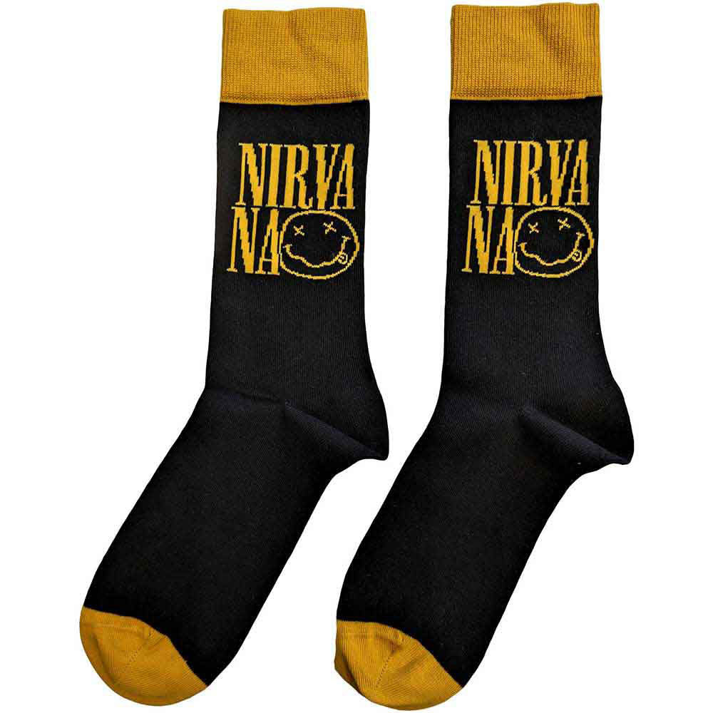 
                  
                    NIRVANA ニルヴァーナ (Nevermind 35周年 ) - Logo Stacked / ソックス / レディース
                  
                