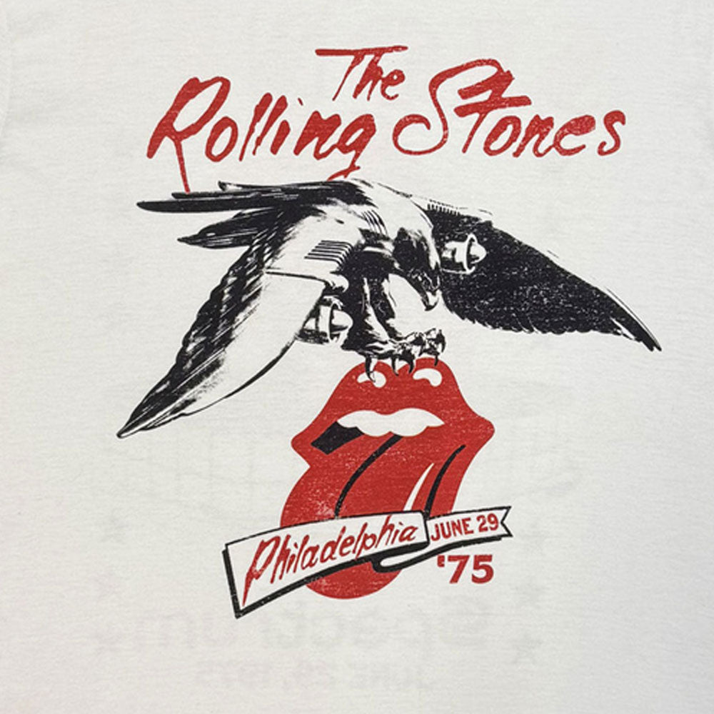 
                  
                    ROLLING STONES ローリングストーンズ (7月 新譜 記念 ) - Philadelphia Eagle 1975 / バックプリントあり（復刻ツアーTシリーズ） / Tシャツ / メンズ
                  
                