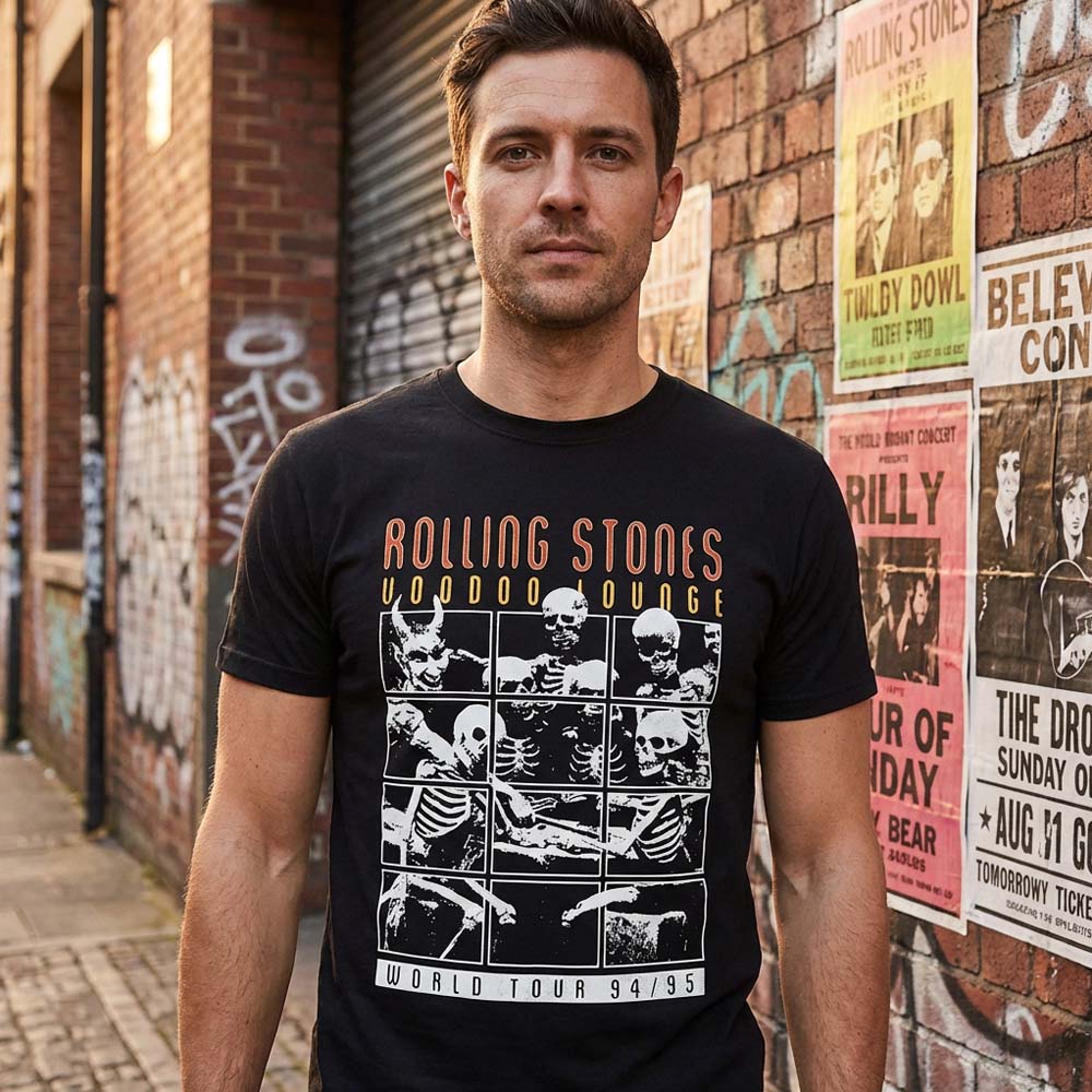
                  
                    ROLLING STONES ローリングストーンズ (7月 新譜 記念 ) - Voodoo Lounge / バックプリントあり（復刻ツアーTシリーズ） / Tシャツ / メンズ
                  
                