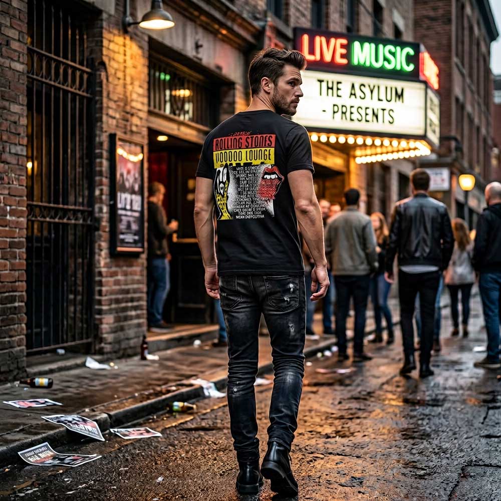 
                  
                    ROLLING STONES ローリングストーンズ (7月 新譜 記念 ) - Voodoo Lounge / バックプリントあり（復刻ツアーTシリーズ） / Tシャツ / メンズ
                  
                