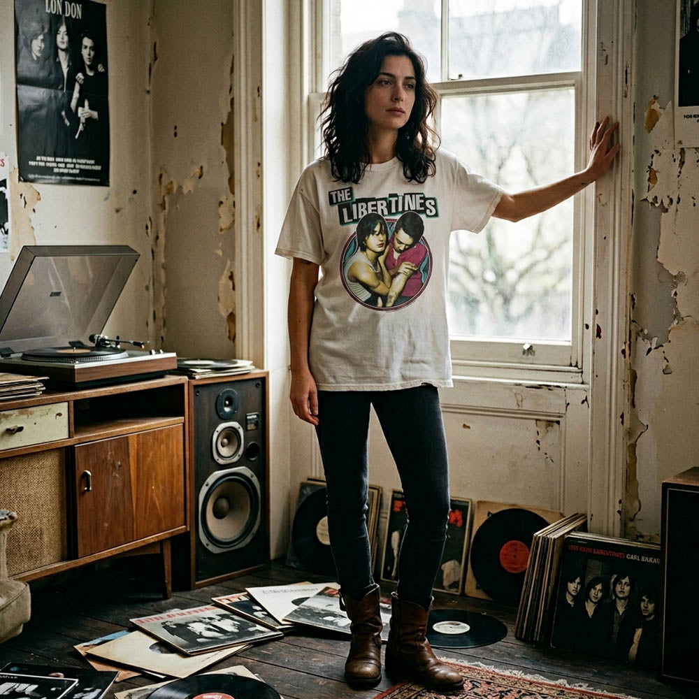 
                  
                    THE LIBERTINES リバティーンズ - Circle Lean / Tシャツ / メンズ
                  
                