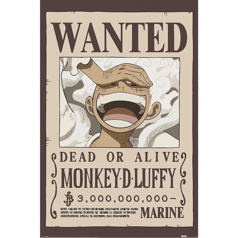 ONE PIECE - Wanted Luffy / 61x91.5cm / Maxi Poster