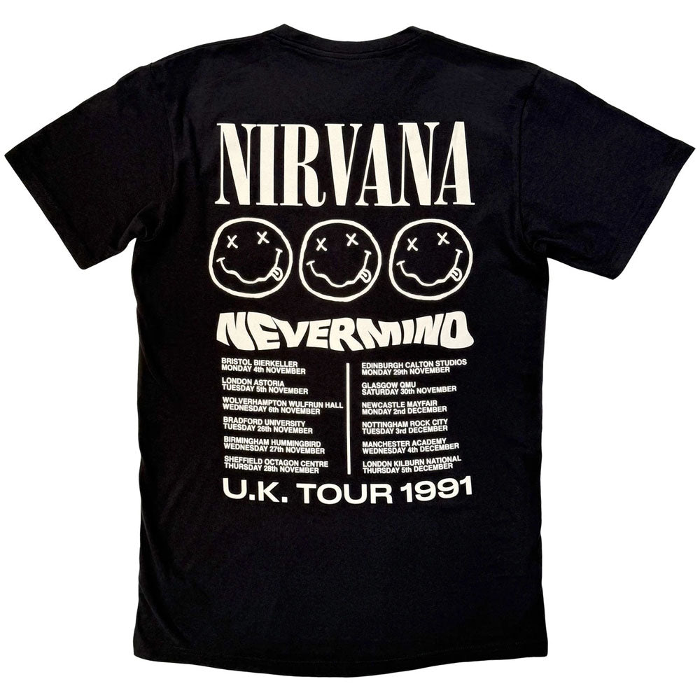 
                  
                    NIRVANA ニルヴァーナ (Nevermind 35周年 ) - Tour '91 / バックプリントあり / カーボンソフト加工 / Tシャツ / メンズ
                  
                