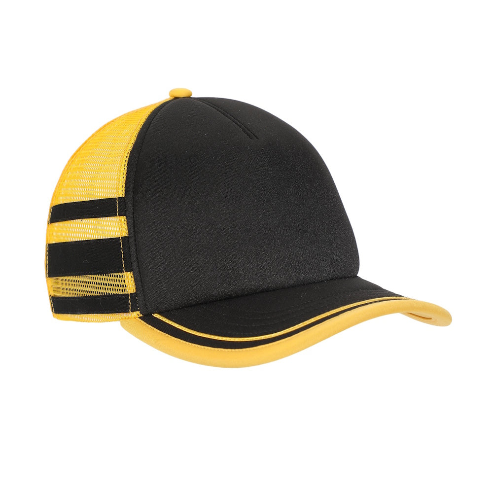 
                  
                    【予約商品】 STRANGER THINGS ストレンジャー・シングス (アニメシリーズ 4月23日 配信開始 ) - Dustin Henderson Black & Yellow Cosplay Trucker Hat / キャップ / メンズ
                  
                