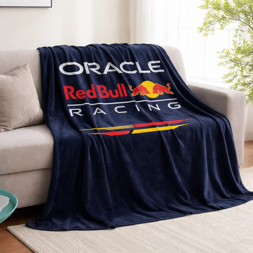 FORMULA ONE（F1） フォーァミュラワン - Oracle Redbull Racing フリースブランケット｜47×59インチ（約120×150cm） / 寝具