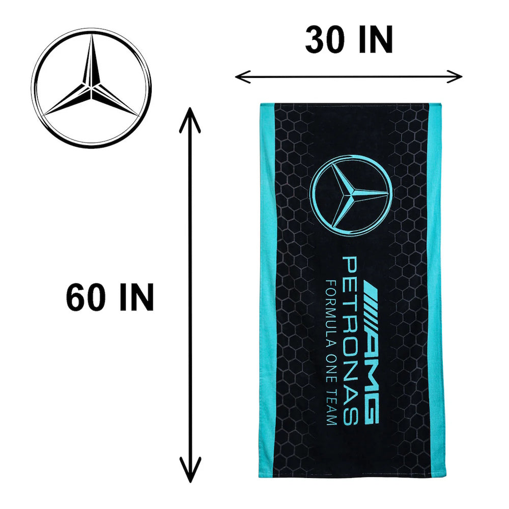 
                  
                    FORMULA ONE（F1） フォーァミュラワン - Mercedes-AMG Petronas タオル｜30×59インチ（約75×150cm） / タオル
                  
                