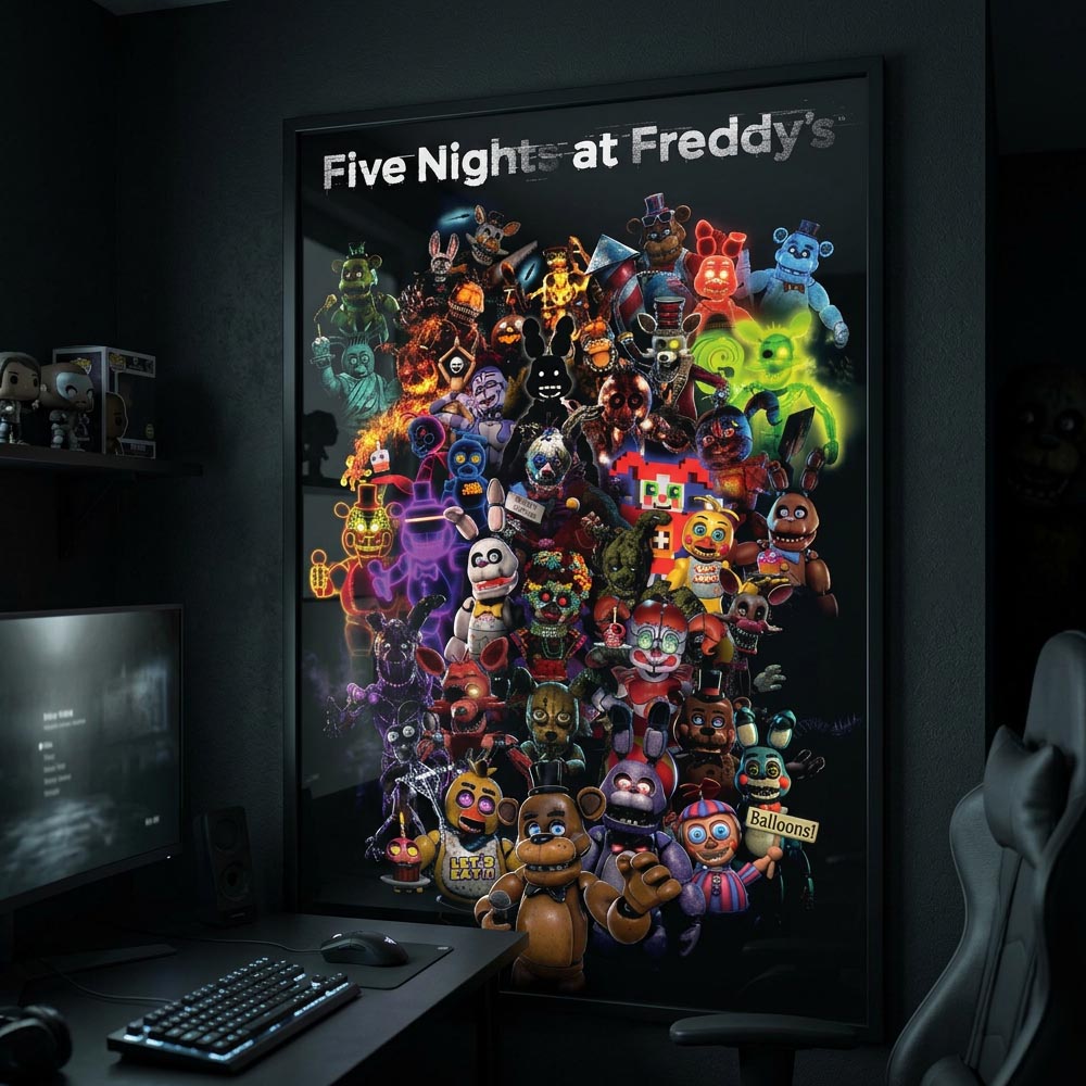 
                  
                    FIVE NIGHTS AT FREDDYS フナフ - COLLAGE / ポスター
                  
                