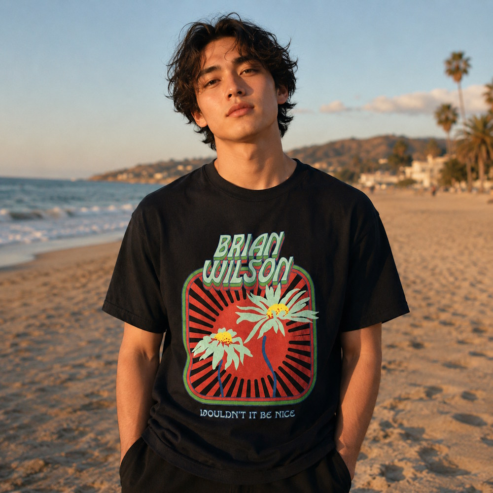 
                  
                    【予約商品】 THE BEACH BOYS ビーチボーイズ (結成 65周年 ) - Brian Wilson Wouldn't It Be Nice / Tシャツ / メンズ
                  
                