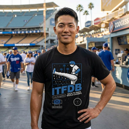 SHOHEI OHTANI 大谷翔平 - LA Kick Celly / RotoWear（ブランド） / Tシャツ / メンズ