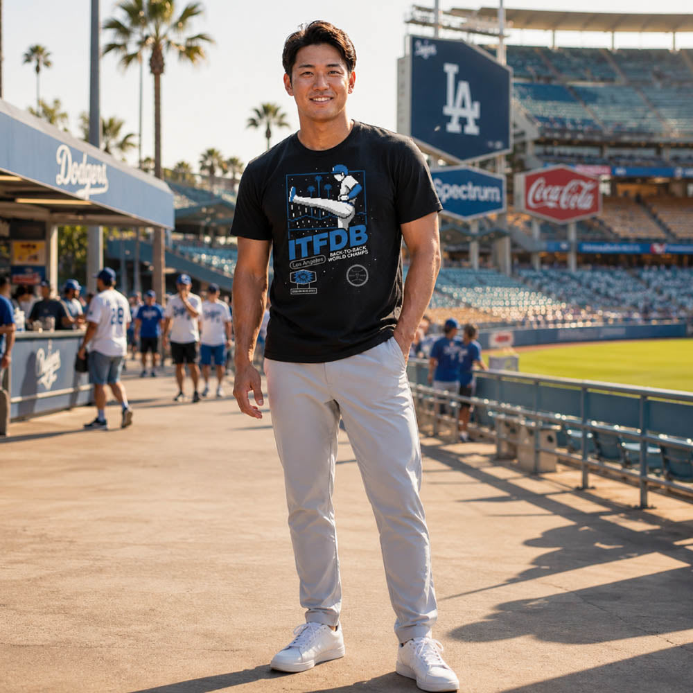 SHOHEI OHTANI 大谷翔平 - LA Kick Celly / RotoWear（ブランド） / Tシャツ / メンズ