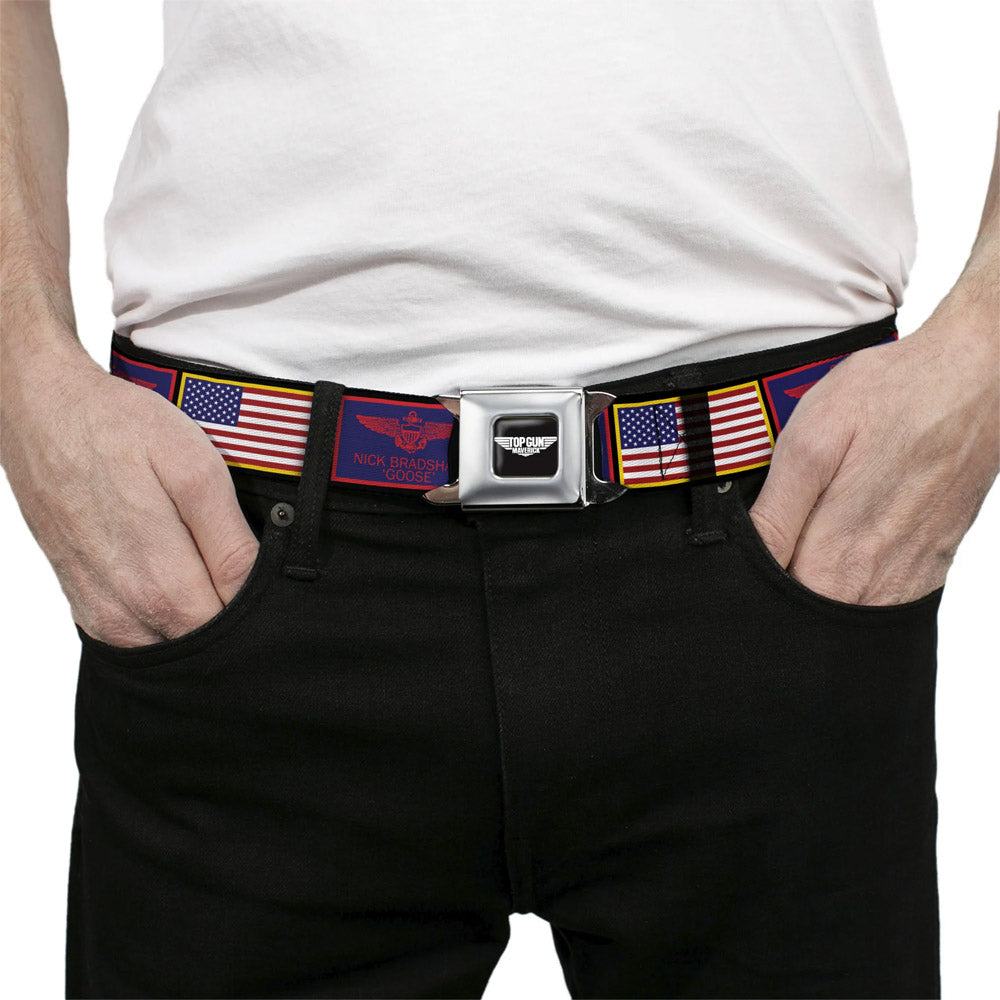 
                  
                    【予約商品】 TOP GUN トップガン (公開 40周年 ) - Maverick & Goose Flag Patch Seatbelt Belt / ベルト・バックル / メンズ
                  
                