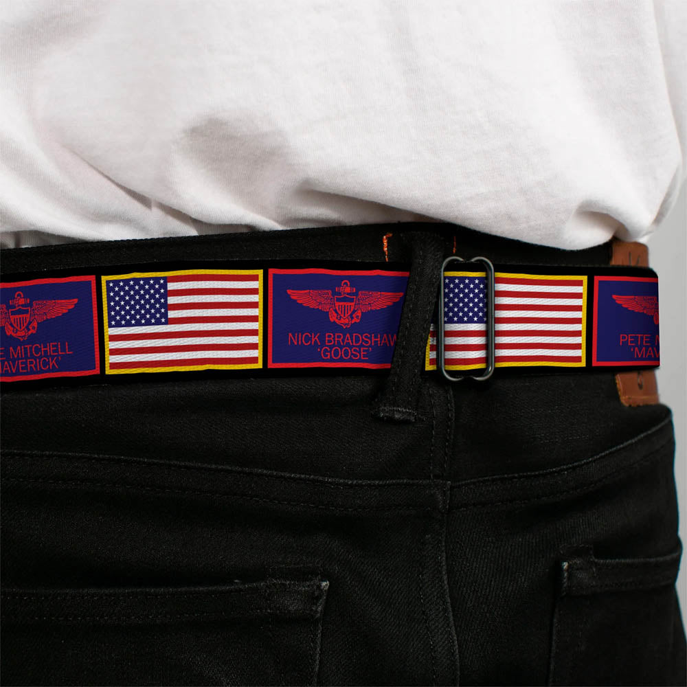 
                  
                    【予約商品】 TOP GUN トップガン (公開 40周年 ) - Maverick & Goose Flag Patch Seatbelt Belt / ベルト・バックル / メンズ
                  
                
