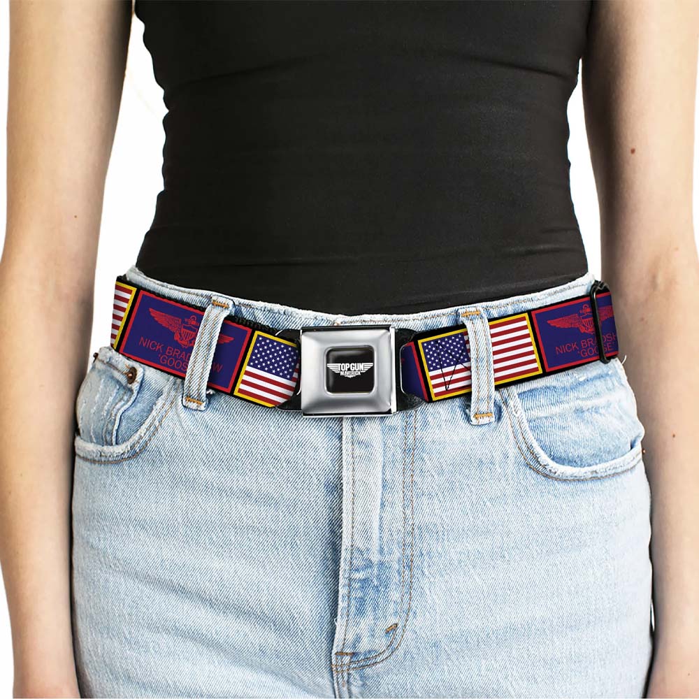 
                  
                    【予約商品】 TOP GUN トップガン (公開 40周年 ) - Maverick & Goose Flag Patch Seatbelt Belt / ベルト・バックル / メンズ
                  
                