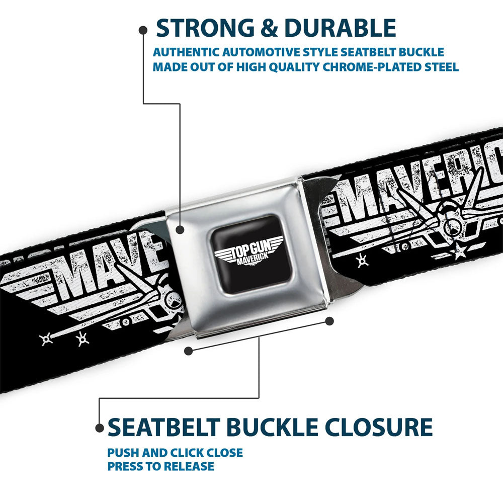 
                  
                    【予約商品】 TOP GUN トップガン (公開 40周年 ) - Maverick Fighter Jet Logo Weathered Seatbelt Belt / ベルト・バックル
                  
                
