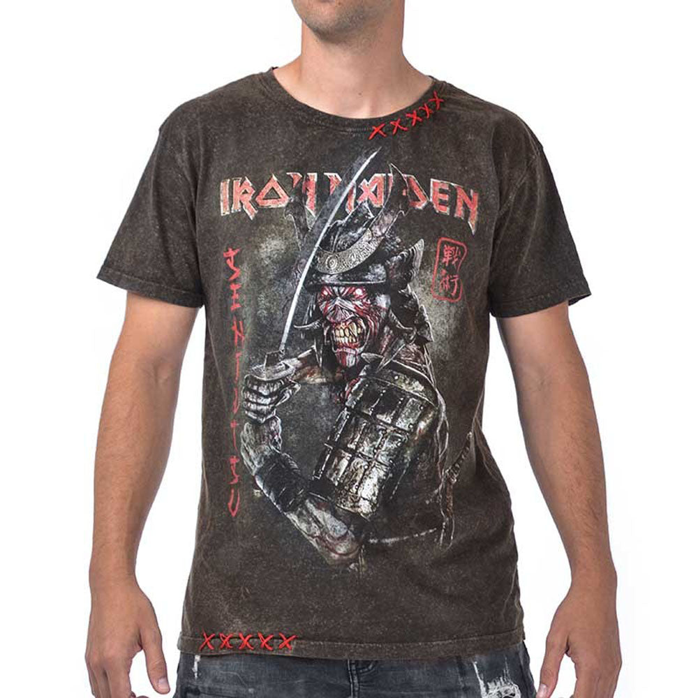 
                  
                    【予約商品】 IRON MAIDEN アイアンメイデン (11月 来日 記念 ) - Eddie Seal Rex New Marlite Oro / パッチ加工 / バックプリントあり / Tシャツ / メンズ
                  
                