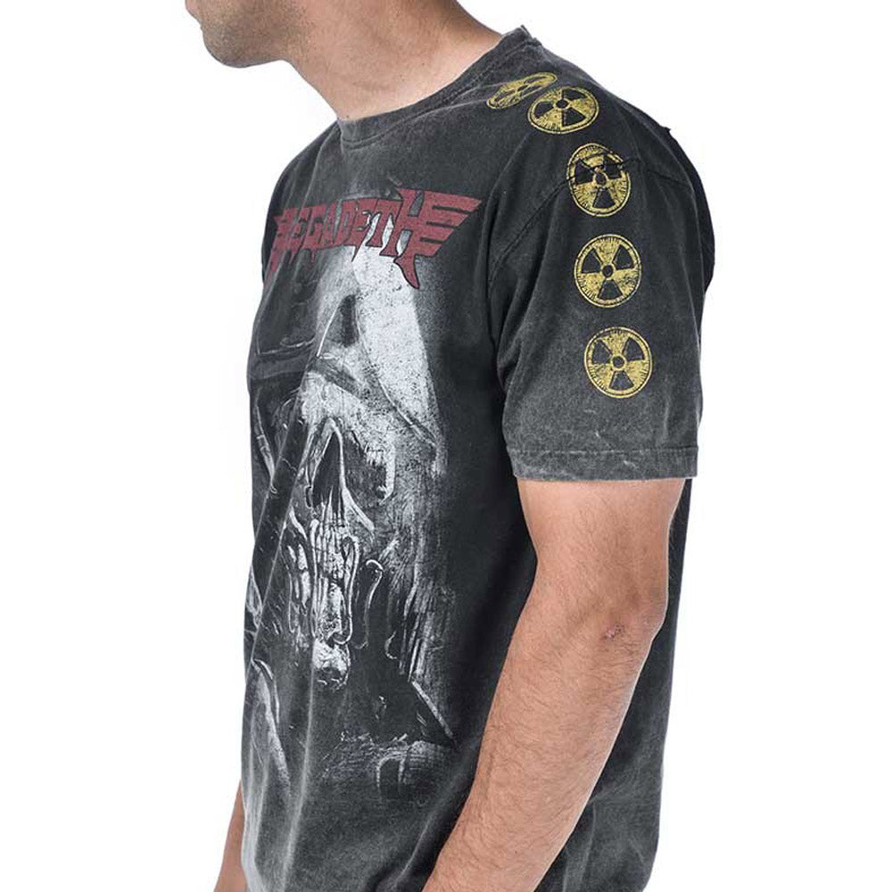 
                  
                    【予約商品】 MEGADETH メガデス - Fighter Pilot Rex Retro Stone Black plus / パッチ加工 / バックプリントあり / Tシャツ / メンズ
                  
                