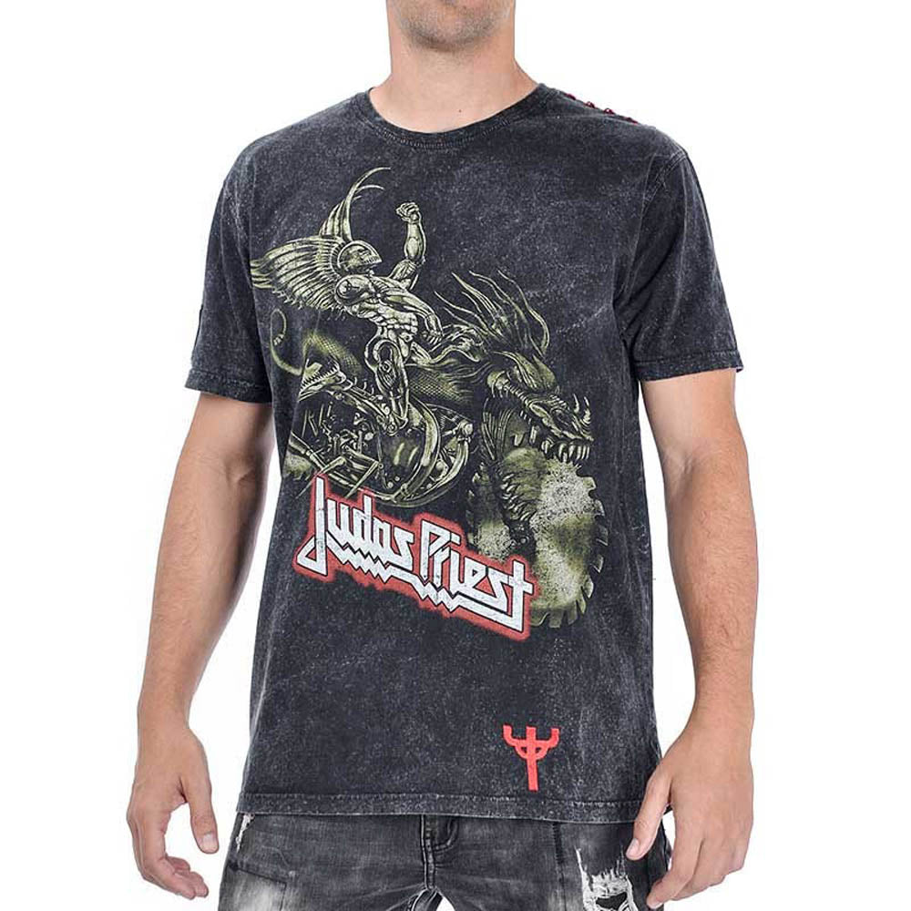 
                  
                    【予約商品】 JUDAS PRIEST ジューダスプリースト - painkiller Rex New Marlite / パッチ加工 / バックプリントあり / Tシャツ / メンズ
                  
                