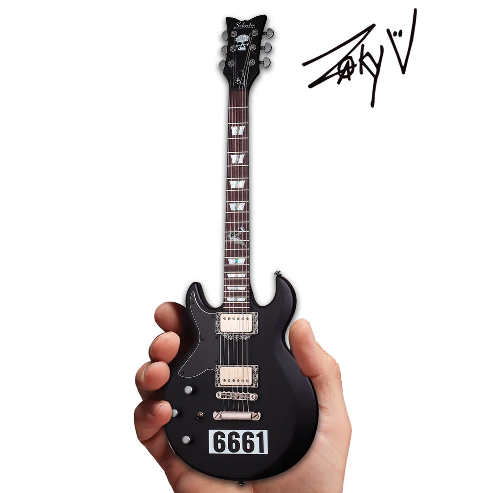 
                  
                    【予約商品】 AVENGED SEVENFOLD アヴェンジドセヴンフォールド (9月 来日 ) - Zacky Vengeance Satin Black 6661 Schecter / ミニチュア楽器
                  
                