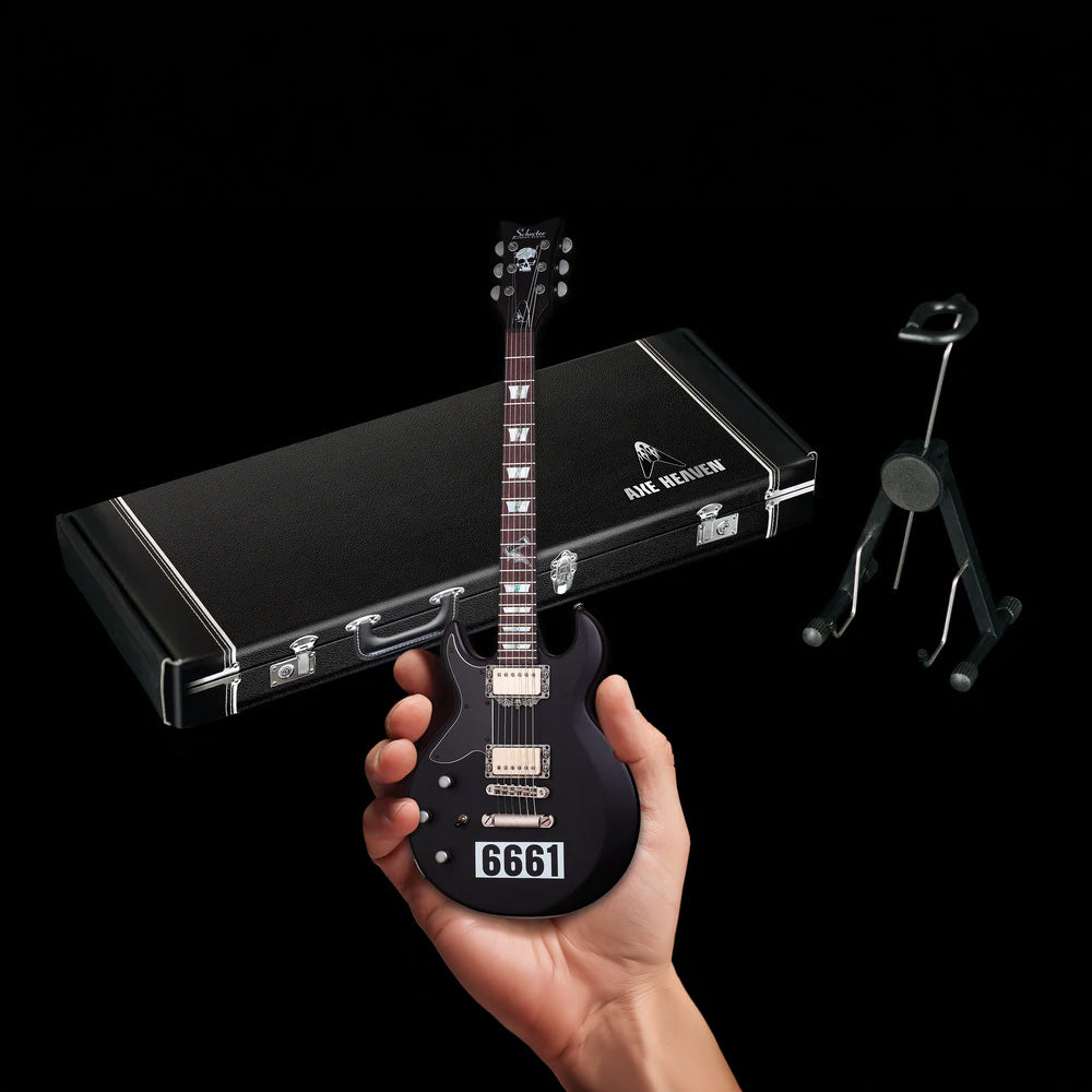 
                  
                    【予約商品】 AVENGED SEVENFOLD アヴェンジドセヴンフォールド (9月 来日 ) - Zacky Vengeance Satin Black 6661 Schecter / ミニチュア楽器
                  
                