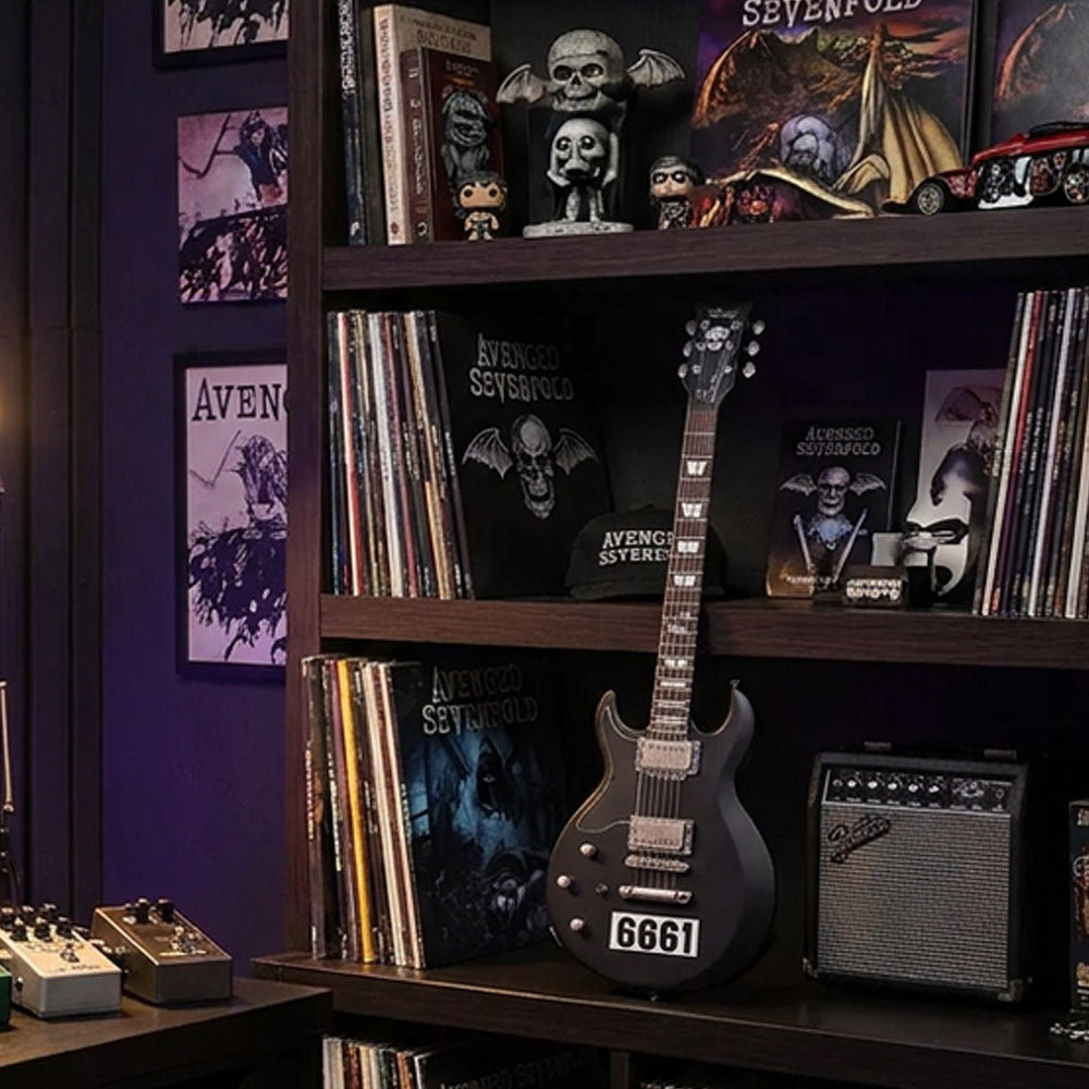 
                  
                    【予約商品】 AVENGED SEVENFOLD アヴェンジドセヴンフォールド (9月 来日 ) - Zacky Vengeance Satin Black 6661 Schecter / ミニチュア楽器
                  
                
