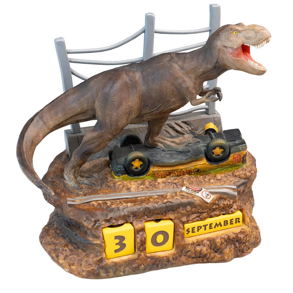 
                  
                    JURASSIC PARK - T-REX 3Dパーペチュアルカレンダー / 永久カレンダー
                  
                