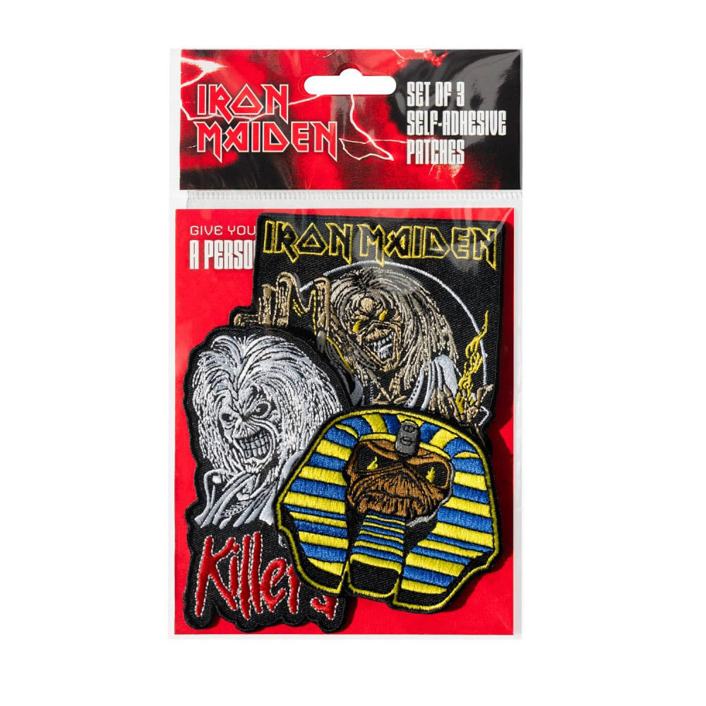 
                  
                    IRON MAIDEN アイアンメイデン (11月 来日 記念 ) - IRON MAIDEN / 3枚セット / ワッペン
                  
                