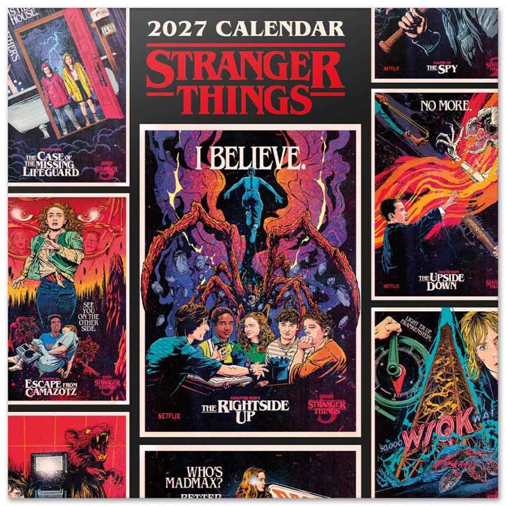 
                  
                    STRANGER THINGS - (アニメシリーズ 4月23日 配信開始 ) - 2027 Calendar / 壁掛け
                  
                