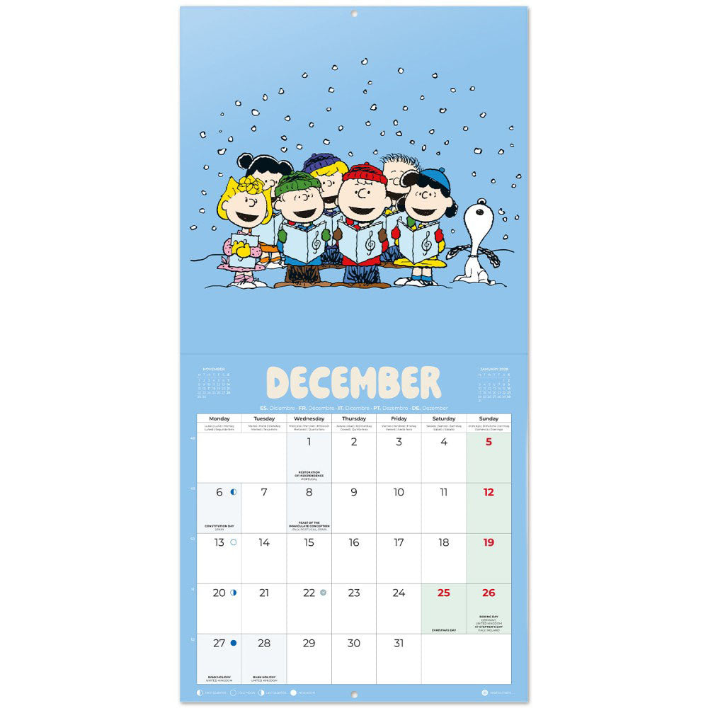 【予約商品】 PEANUTS スヌーピー - 2027 Calendar / 壁掛け / カレンダー・ダイアリー
