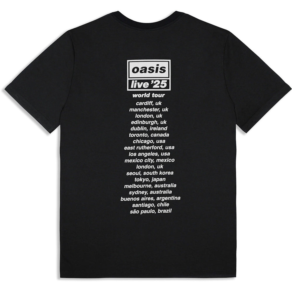 
                  
                    【予約商品】 OASIS オアシス (結成 35周年 ) - Wonderwall Live 25 World Tour / ツアー会場限定 / Tシャツ / メンズ
                  
                