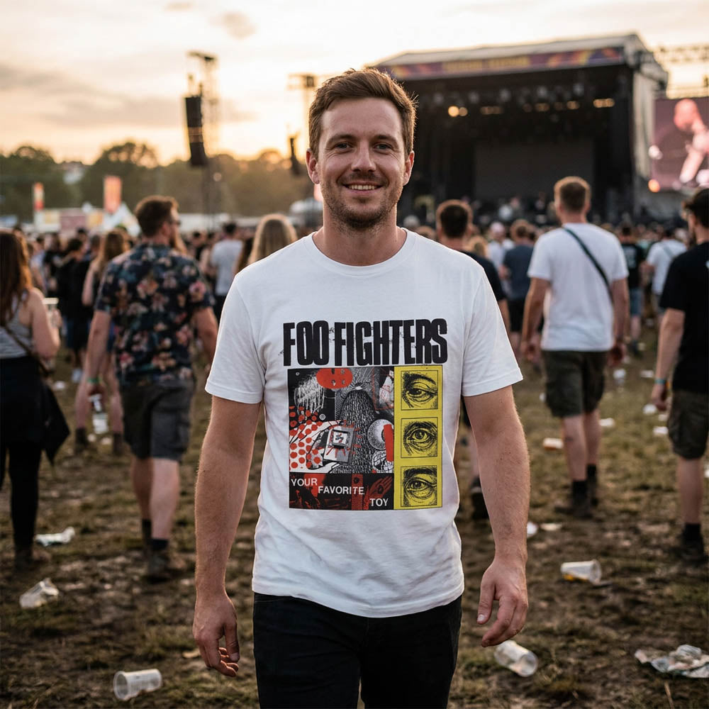 
                  
                    FOO FIGHTERS フーファイターズ - Your Favourite Toy Tracklist / バックプリントあり / Tシャツ / メンズ
                  
                