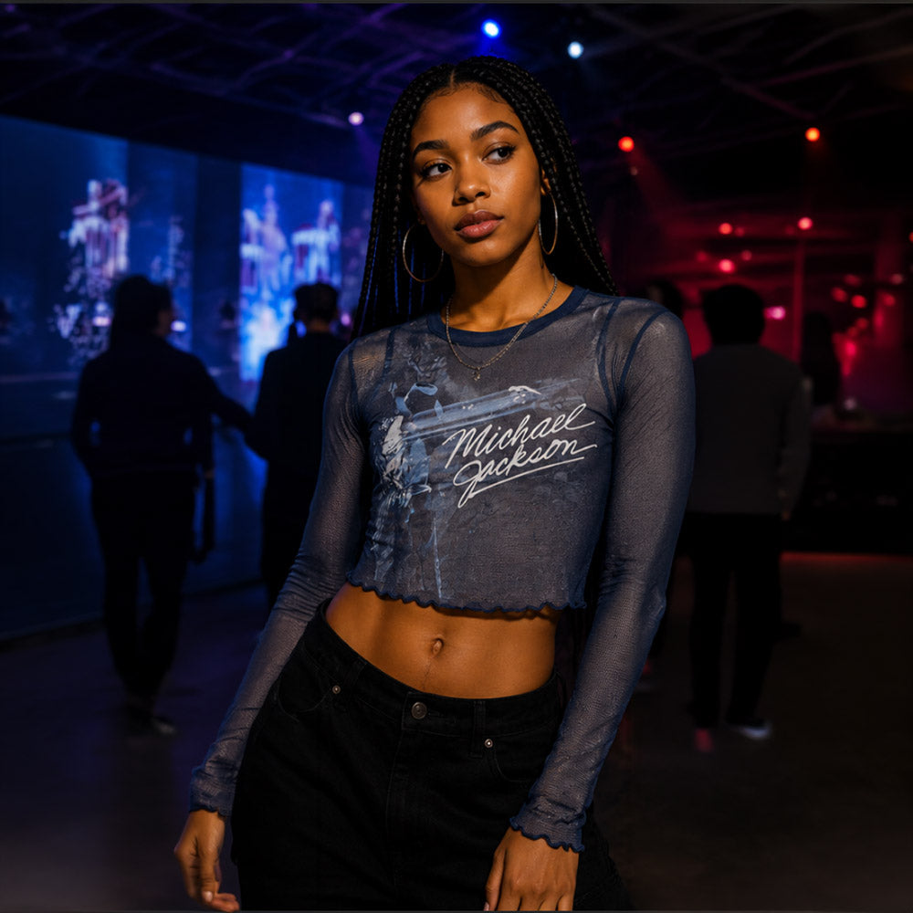 
                  
                    【予約商品】 MICHAEL JACKSON マイケルジャクソン - Blurred / 長袖 / CROP / トップス / レディース
                  
                