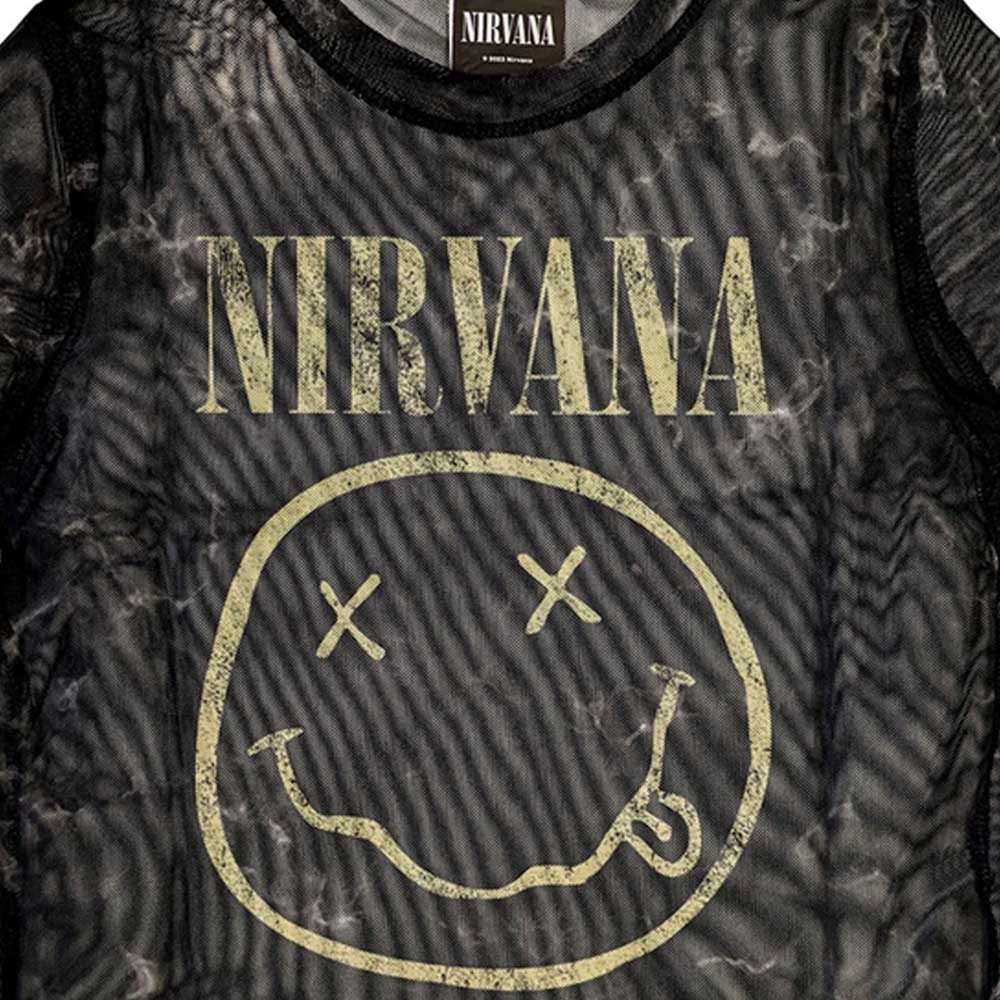
                  
                    【予約商品】 NIRVANA ニルヴァーナ (Nevermind 35周年 ) - Yellow Happy Face / CROP / トップス / レディース
                  
                