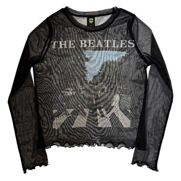 THE BEATLES - (来日 60周年 ) - Abbey Road & Logo / 長袖 / CROP