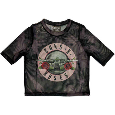 GUNS N ROSES - (デビュー 40周年 ) - Pink Tint Bullet Logo / CROP