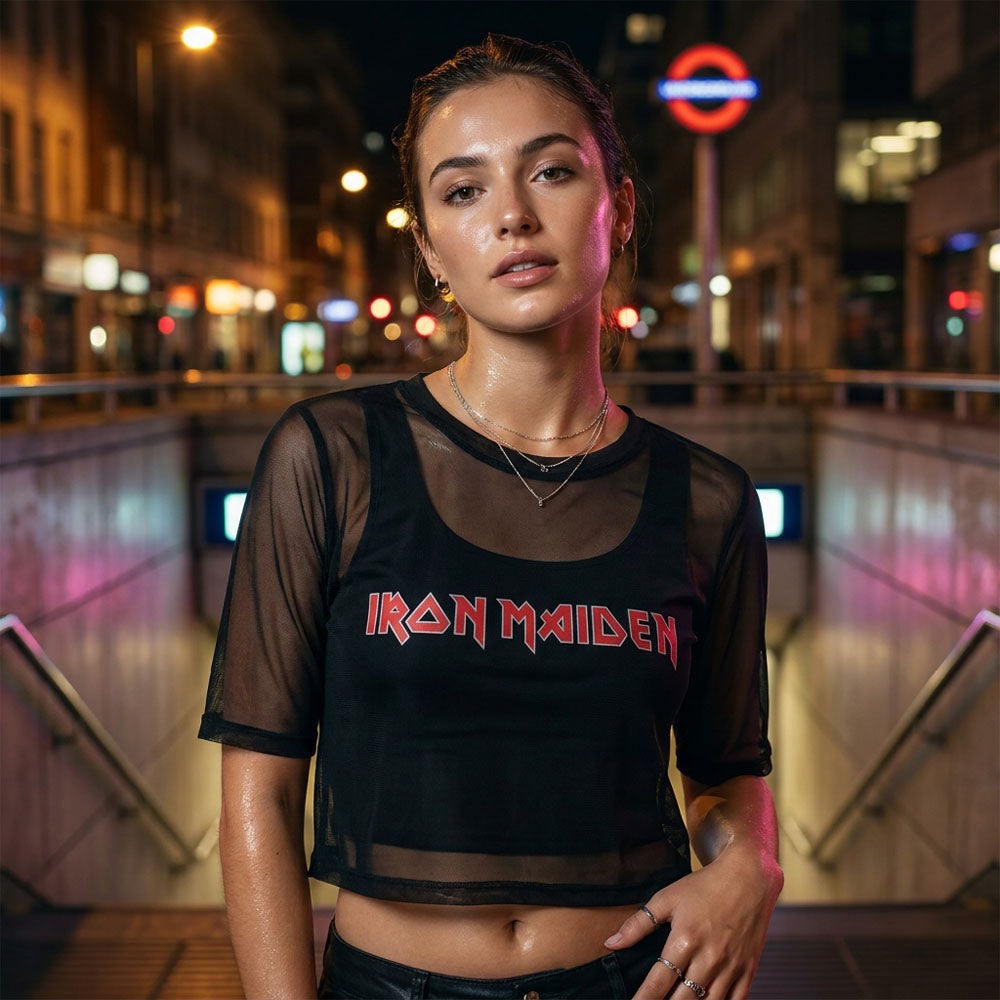 
                  
                    【予約商品】 IRON MAIDEN アイアンメイデン (11月 来日 記念 ) - Logo / CROP / トップス / レディース
                  
                