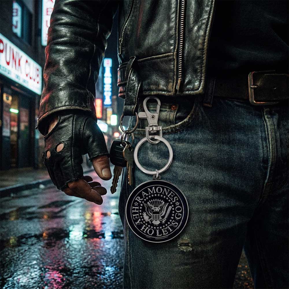 
                  
                    RAMONES ラモーンズ (デビュー 50周年 ) - Hey! Ho! Metal / キーホルダー
                  
                