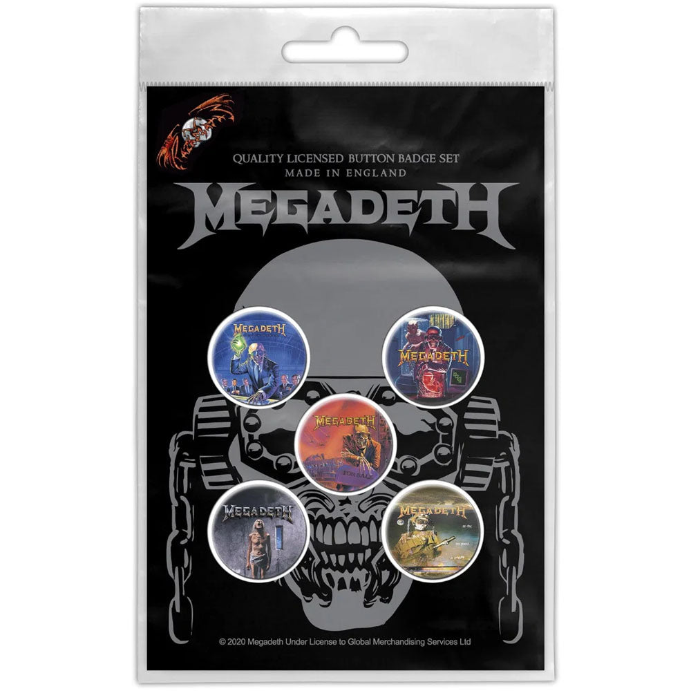 
                  
                    MEGADETH - VIC RATTLEHEAD / 5個セット
                  
                